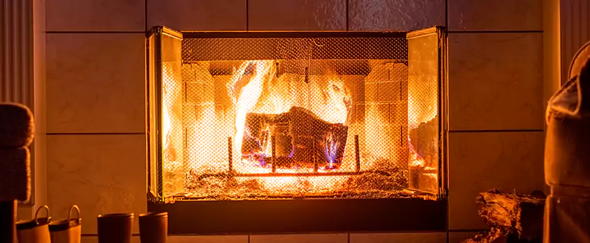 Mendota Hearth Landscape Fireplace Installation in St. Cloud, Florida