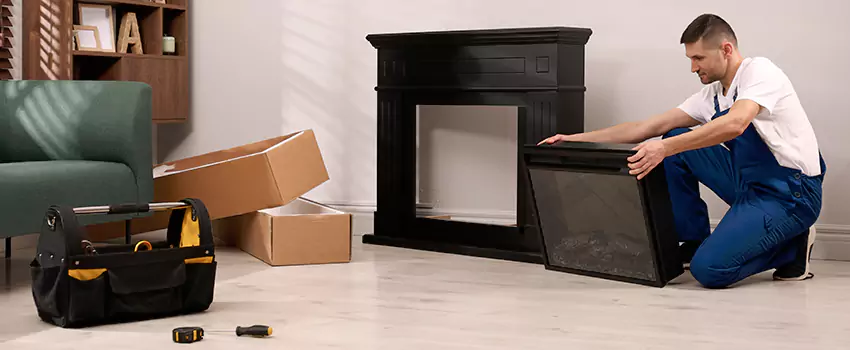 Old Rusted Metal Fireplace Repair And Replacement in St. Cloud, FL